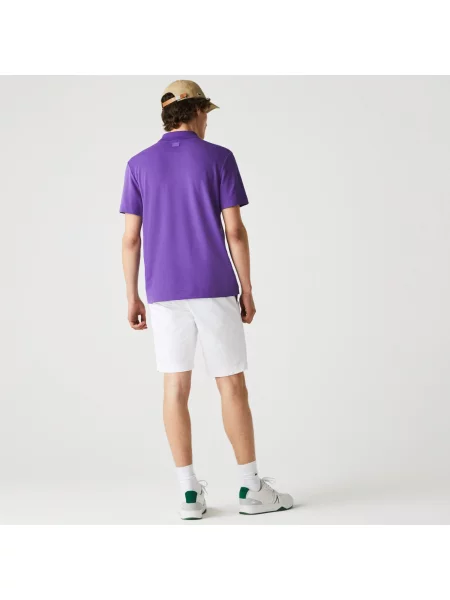 Поло Lacoste фиолетовое