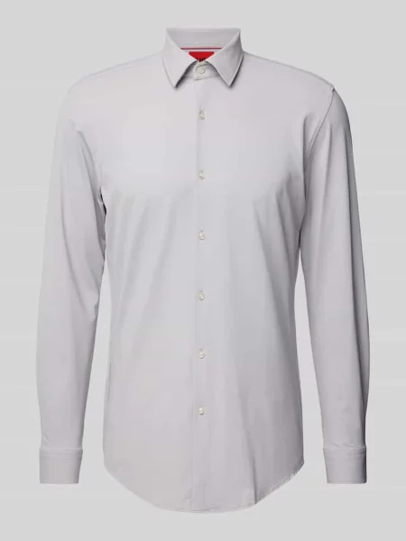 Koszula biznesowa o kroju slim fit z kołnierzykiem typu kent model ‘KENNO’ Hugo