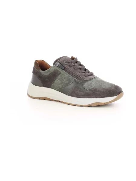 Sneakersy Waldläufer skórzane brązowe