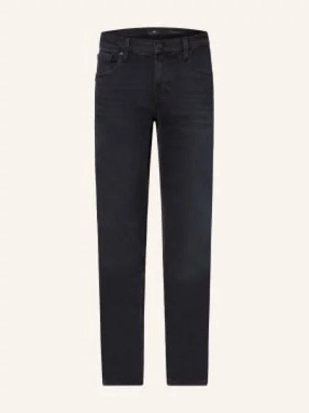 7 For All Mankind Dżinsy Slimmy Tapered O Kroju Zwężanym schwarz czarny