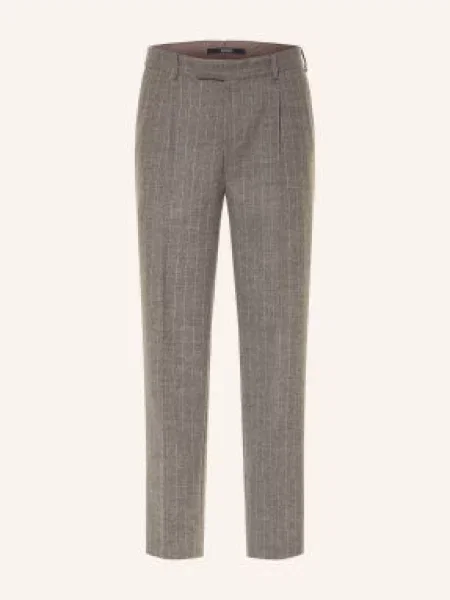 Joop! Spodnie Garniturowe Rennet Extra Slim Fit grau beżowe