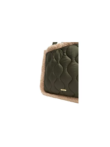 Barbour Ročna torba Marnie Quilt Tote Bag Khaki