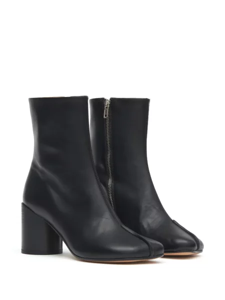 Cizme scurte Mm6 Maison Margiela din piele negru