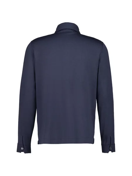 Kašmírová košile Piacenza Cashmere modrá