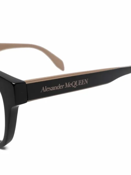 Ochelari de soare pătrați Alexander Mcqueen Eyewear negru