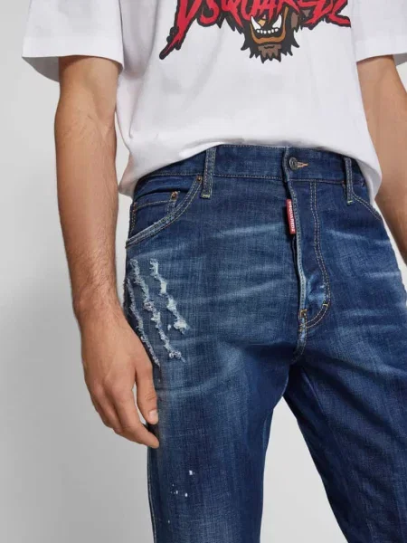 Jeansy Dsquared2 granatowe