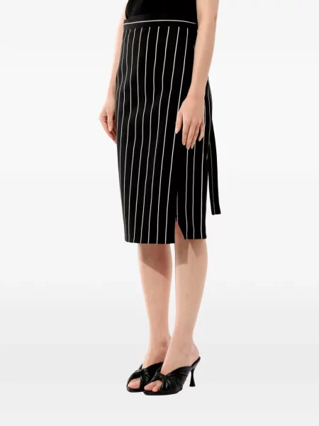 Fustă Balenciaga în linie A negru