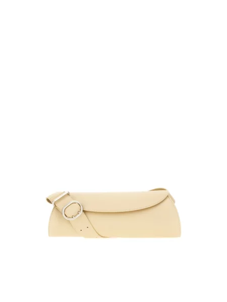 Torba Jil Sander skórzana beżowa