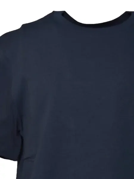 Tricou Jil Sander cu decolteu rotund scurt albastru