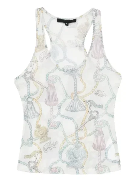 Top Philipp Plein cu imagine alb