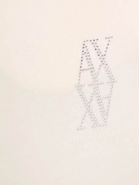 Однотонные брюки Armani Exchange бежевые
