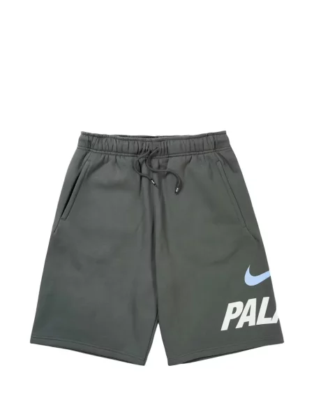Pantaloni scurți Palace cu imagine cu cordon gri