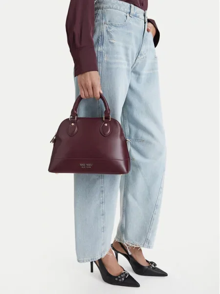Nine West Ročna torba CEO-OPAL Bordo rdeča