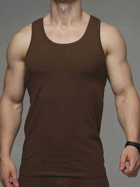 Майка коричнева