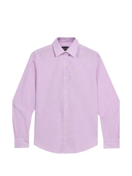 Cămașă Brooks Brothers cu broderie violet