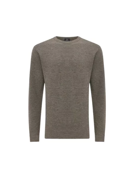 Sweter Genti wełniany szary