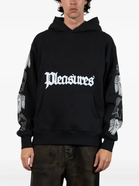 Hanorac cu glugă Pleasures negru