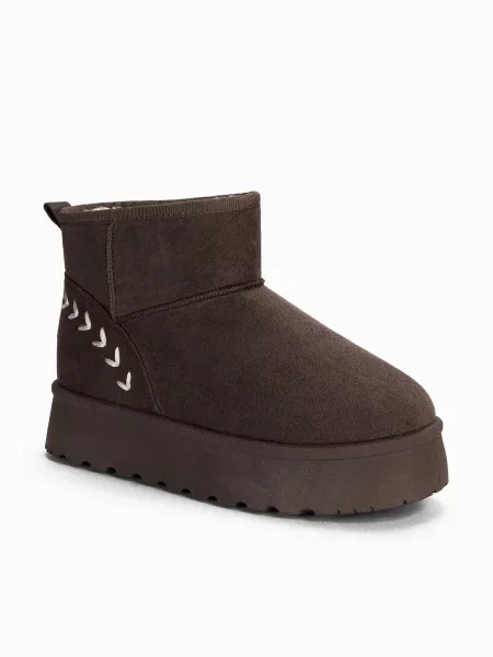 Island Boot Kozačky SAPHIR / šedobéžová šedá