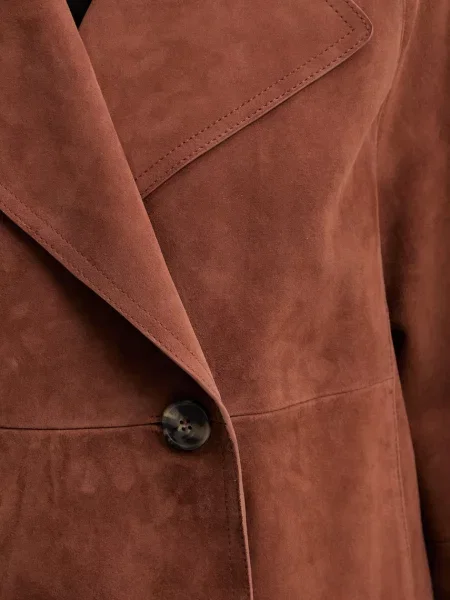 Weekend Max Mara коротка куртка замшева SOSPIRO