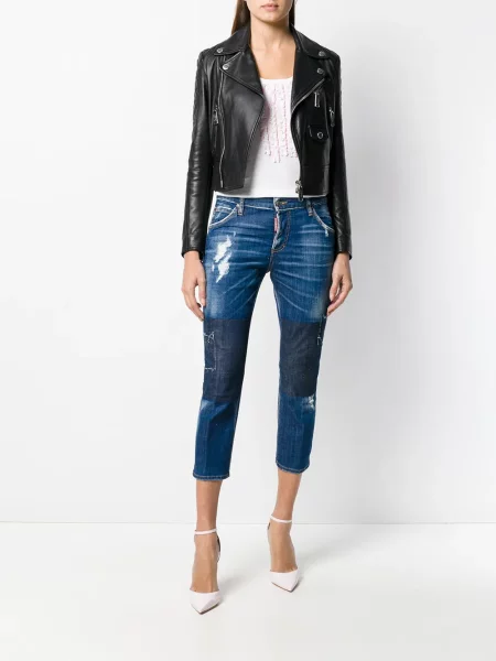 Decupat blugi Dsquared2 albastru