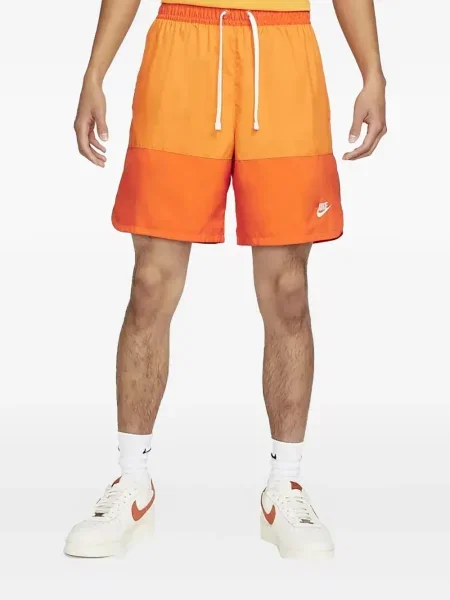 Krátké fleecové kraťasy Nike s potiskem žluté