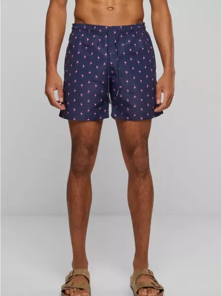 Pantaloni scurți Urban Classics albastru