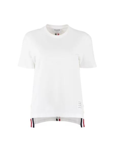 Koszulka Thom Browne w paski biała