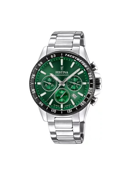 FESTINA Analogové hodinky Chronograph TIMELESS CHRONOGRAPH' zelená