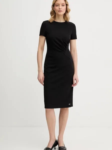 Šaty Calvin Klein mini přiléhavé černá