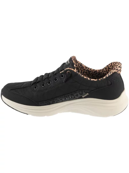 Chiloți Skechers cu model leopard negru