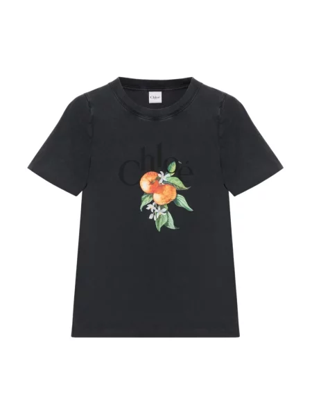 Koszulka Chloe z logo czarna
