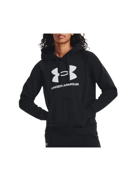 Bluza z kapturem Under Armour polarowa z logo czarna