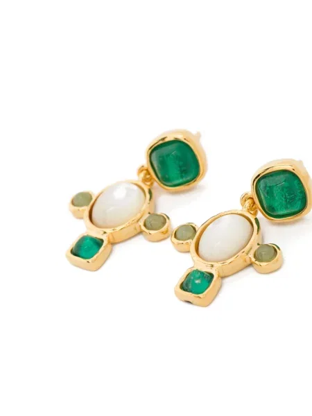 Обеци Goossens зелено