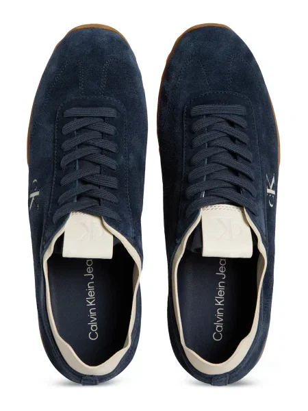 Calvin Klein Jeans Sneakersy Low Profile Runner Su Tmavomodrá modrá