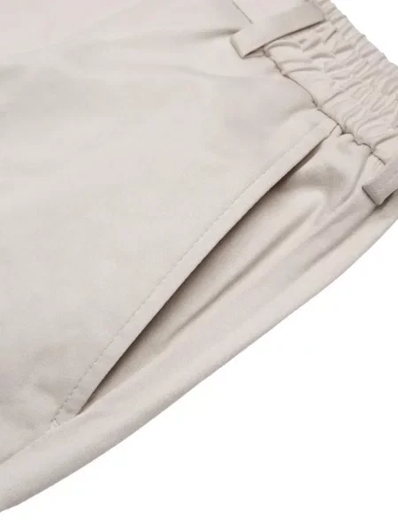 Pantaloni Valenza conici alb