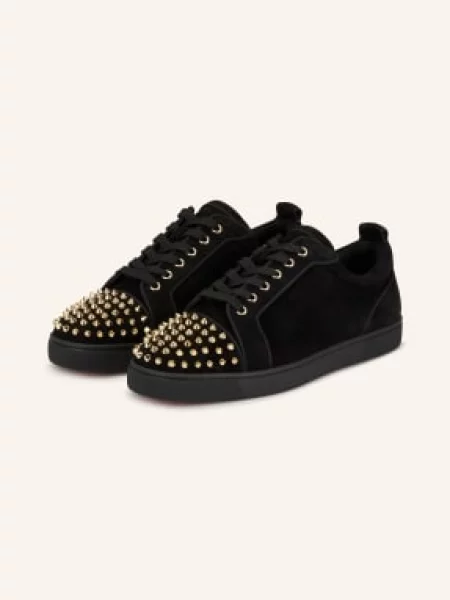 Christian Louboutin Tenisky Louis Junior S Nýty / zlatá černá