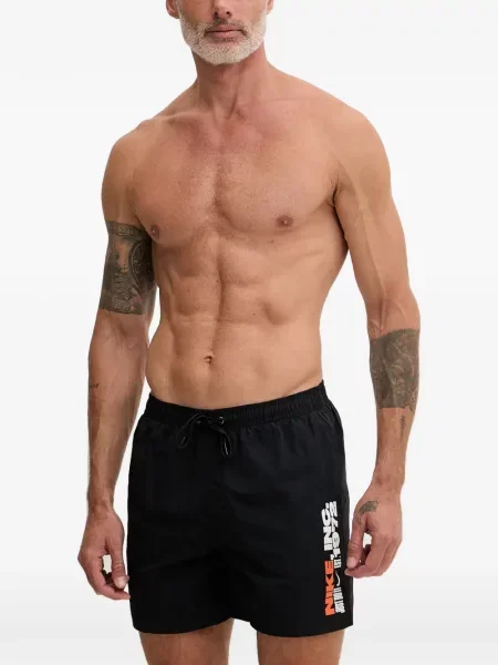 Slip de baie Nike maro