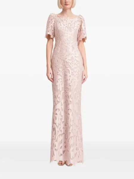 Satynowa sukienka satynowa Gemy Maalouf różowa