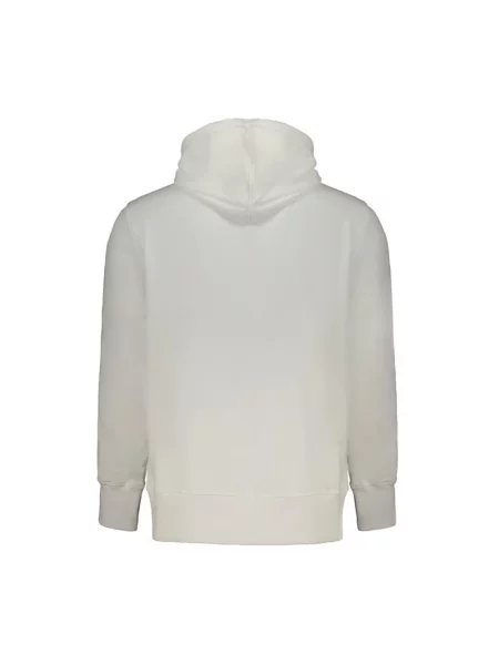 Bluza z kapturem Calvin Klein z kapturem biała