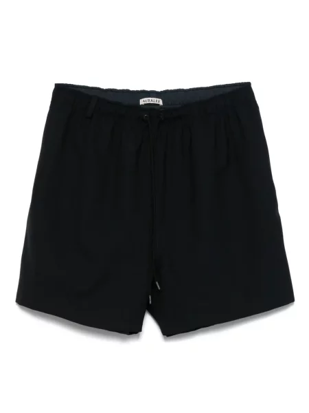 Vlněné kraťasy Auralee modré