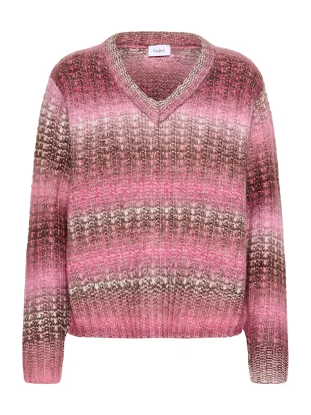 SAINT TROPEZ Pulover Mirabel robida / roza črna