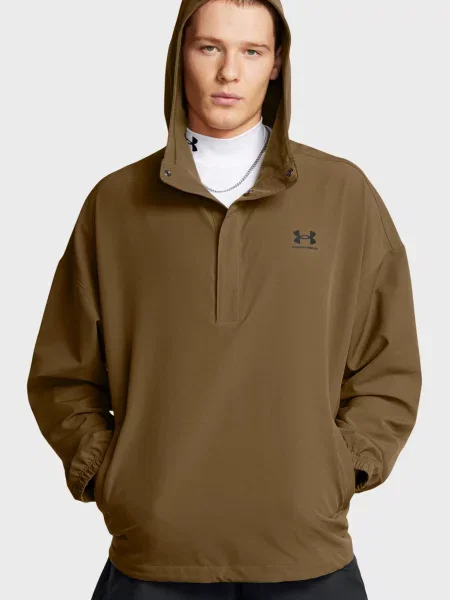 Анорак Under Armour з капюшоном коричневий
