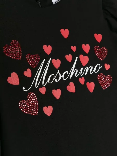 Sukienka dziecięca Moschino czarna