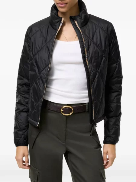 Matlasat geacă Burberry negru