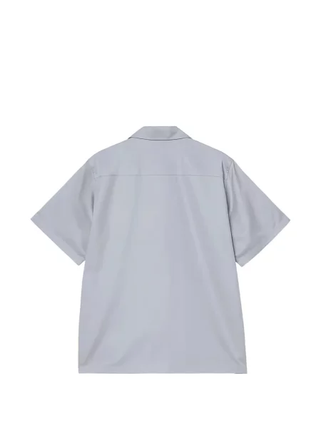 Риза Carhartt Wip бродирана синьо
