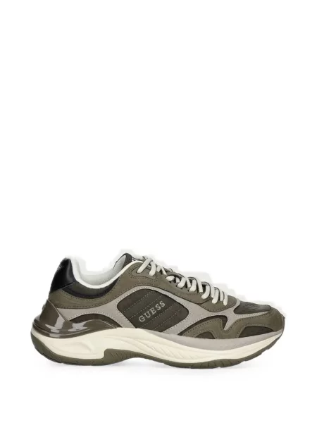Sneakerși Guess cu imagine verde