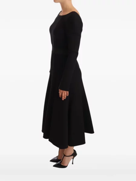 Rochie midi Dolce & Gabbana evazată negru