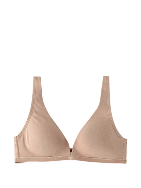 Sutien triunghi Emporio Armani cu broderie