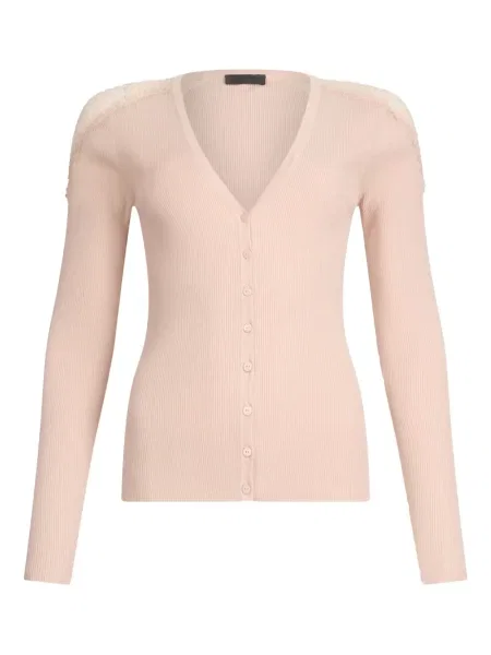 Cardigan Liu Jo din dantelă roz