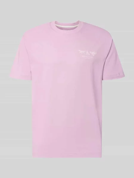 T-shirt o kroju relaxed fit z czystej bawełny Marc O'polo